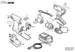 Bosch 0 603 937 603 Psr 9,6 Ve Cordless Screw Driver 9.6 V / Eu Spare Parts